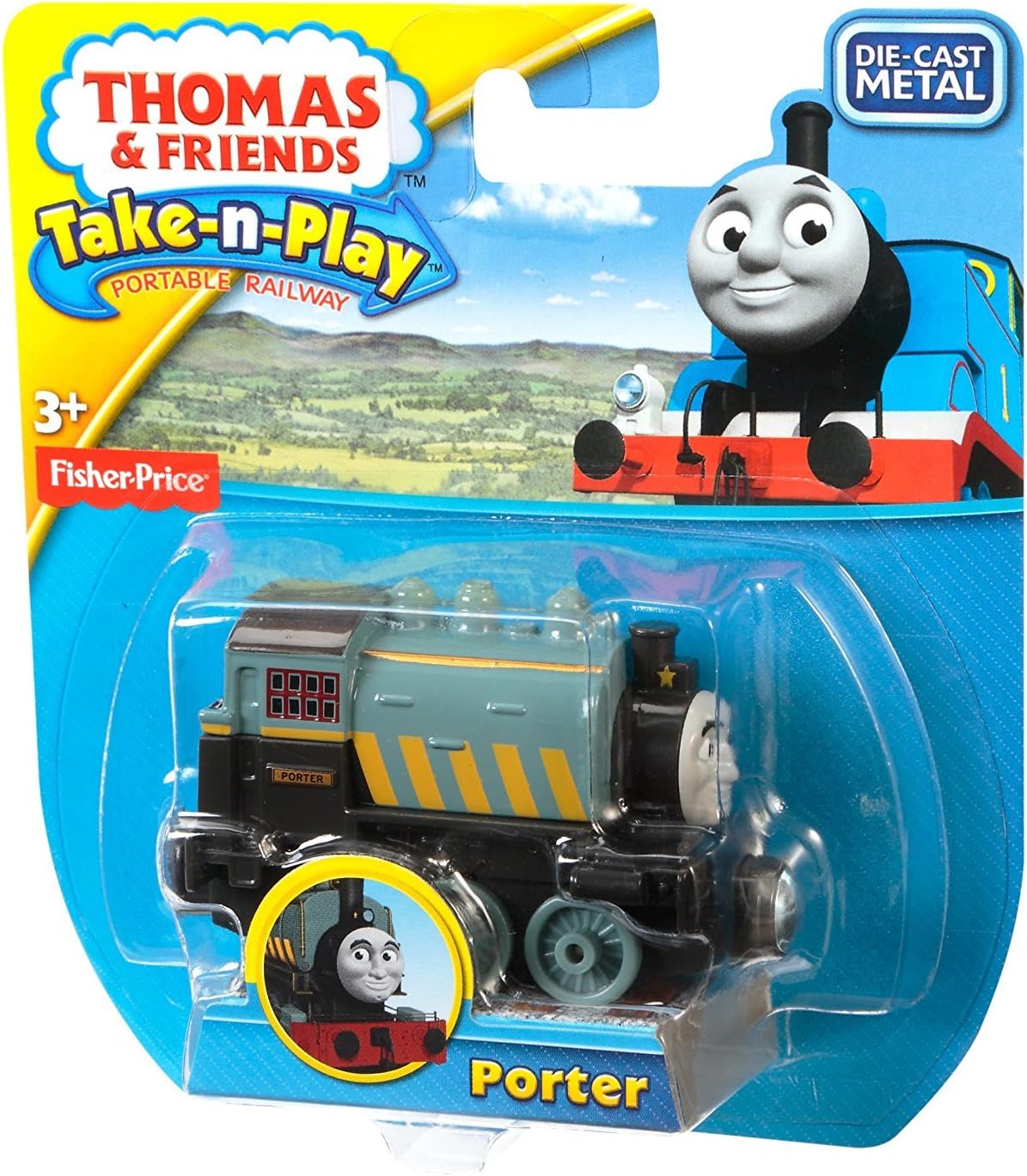 Thomas and Friends - 121-8844 - Fisher Price Railway Toy - Thomas and Friends Take-n-Play - Porter Die Cast Metal Train Engine - Image 4