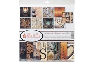 Ella & Viv by Reminisce EAV-924 Ella & Viv Adventure Emporium Scrapbook Collection Kit