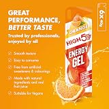 HIGH5 Carbohydrate Gels Orange 6x40g Endurance Energy Gel view 3