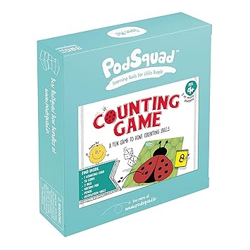 PodSquad Counting Game Ages 4 Plus for Kids, Logic and Iq Development