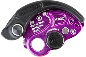 TRANGO Vergo Belay Device - Rock Climbing, Rappelling Protection, (8.9-10.7 mm Ropes)