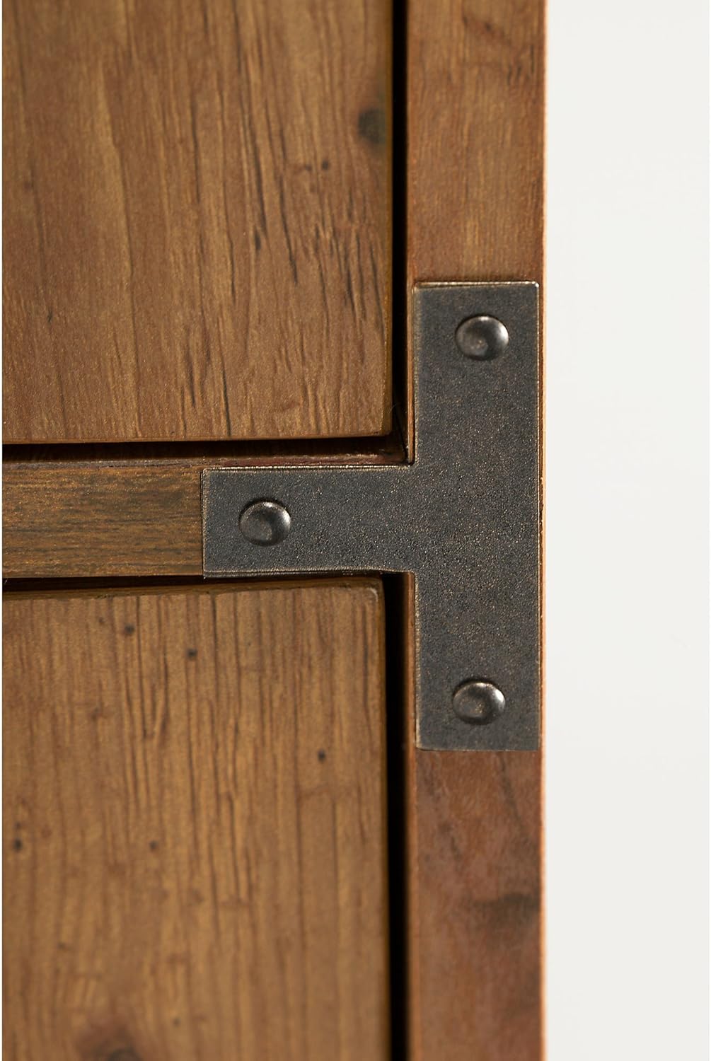 Bush Furniture kathy ireland Home Ironworks Lateral File Cabinet, Vintage Golden Pine: Furniture & Decor