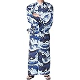 Dita Tokyoin Traditional Made In Japan Cotton Yukata Robe (Japanese Pajama Kimono) Easy Wearing set2