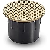 Zurn CO2450-AB3, Adjustable Floor Cleanout, 3 Inch ABS Hub Connection