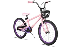 KEANO Cervine 14 16 20 Inch Kids Bike for Boys Girls Ages 3-10 Years, 14 16 Inch Toddler BMX Bikes with Training Wheels and Basket, 20 in Children Bicycles with Kickstand