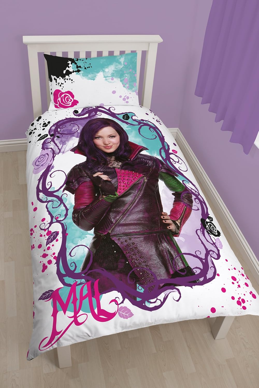 Disney Descendants Villains Single Panel Duvet Set Amazon.co.uk