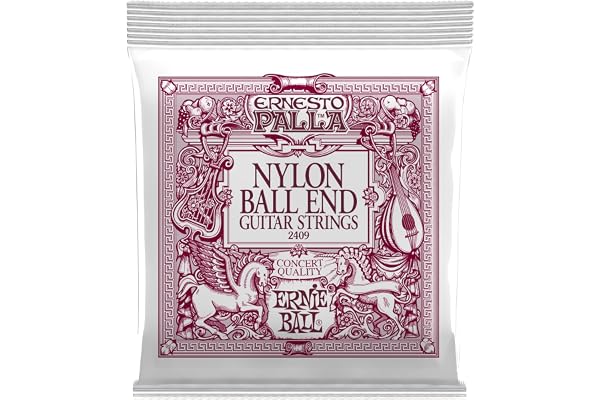 Ernie Ball 2409 Ernesto Palla Nylon Black and Gold Classical Ball End Set