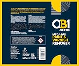 OB1 Paint & Varnish Remover Gel 500ml Methylene Chloride Free view 5