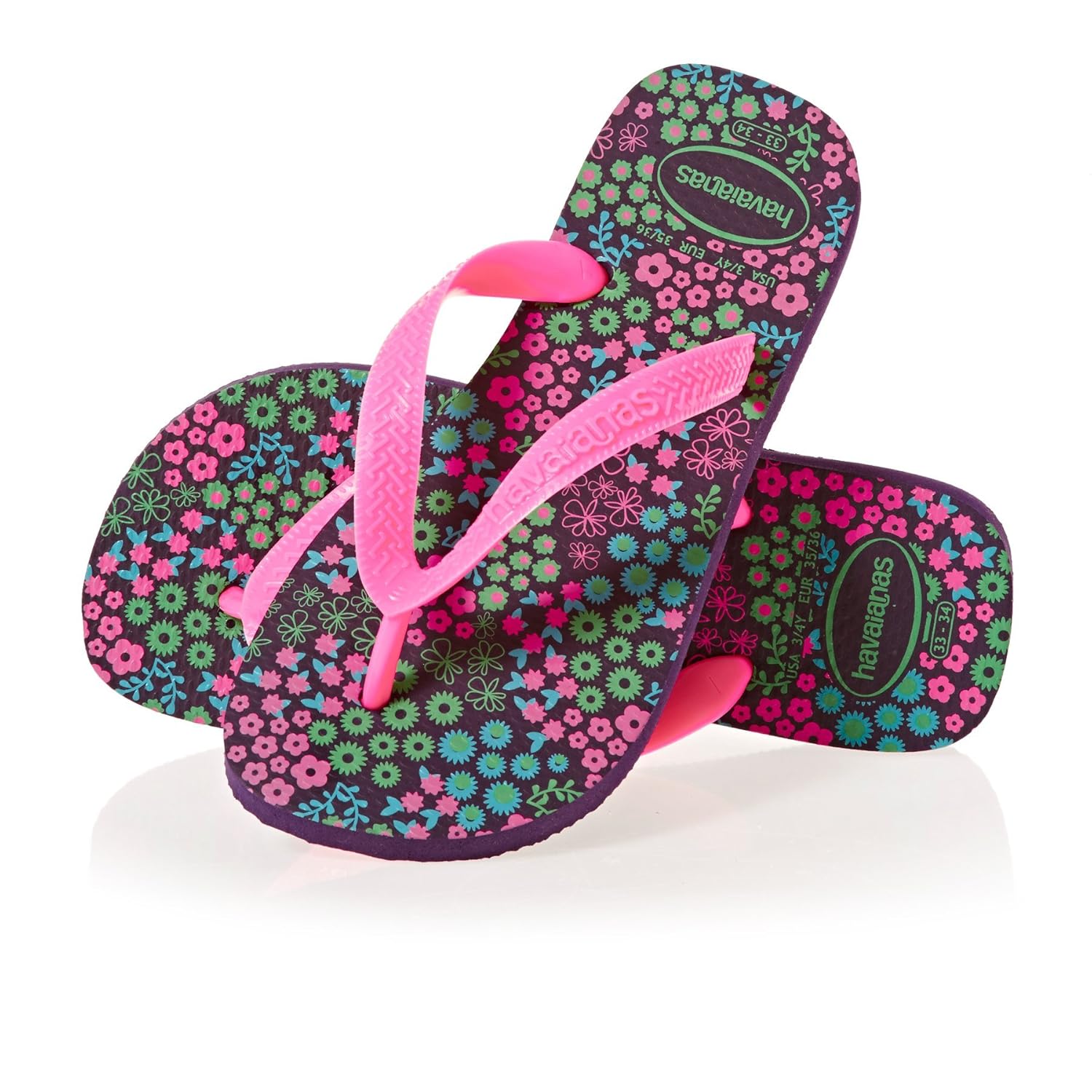 Havaianas Girls' Kids Flores Flip Flops Amazon.co.uk Shoes & Bags