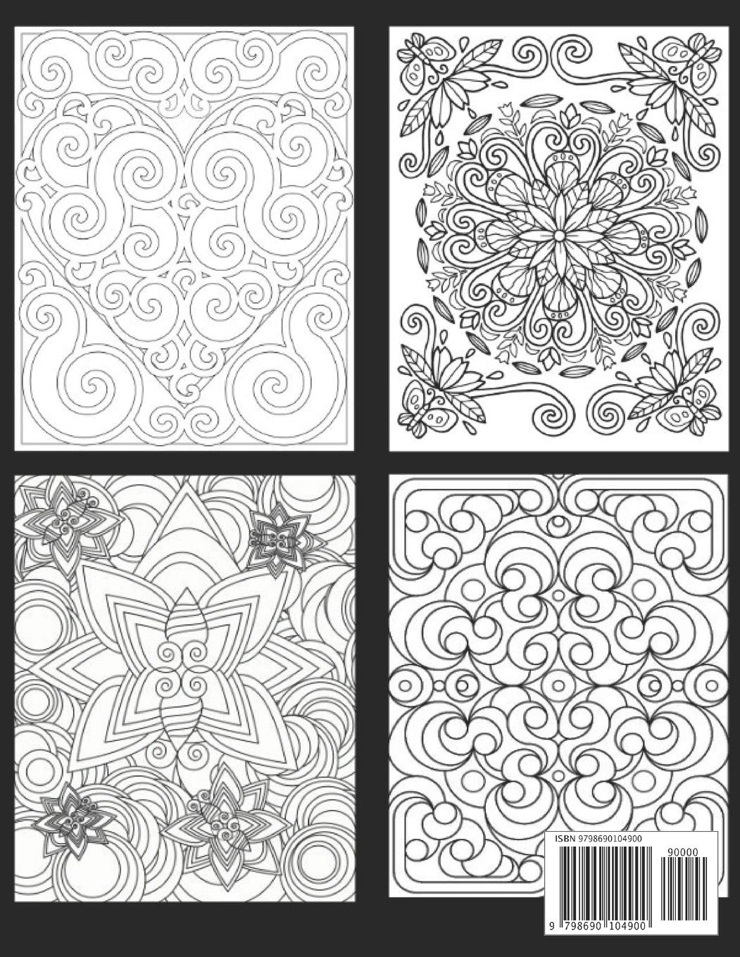 100 Patterns 大人の塗り絵 かんたん ストレス解消パターンデザイン楽しさとリラックスできるパターン大きなプリントの塗り絵 ブック美しい花の100の素晴らしいパターンパターン 花柄 幾何学模様 動物柄 Amazon Fr World Qta Livres Anglais Et Etrangers