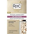 RoC Retinol Correxion line smoothing Night Serum Capsules, Clear, 30 Count