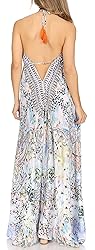 Sakkas 1817 - Lizi Womens Maxi High-Low Halter