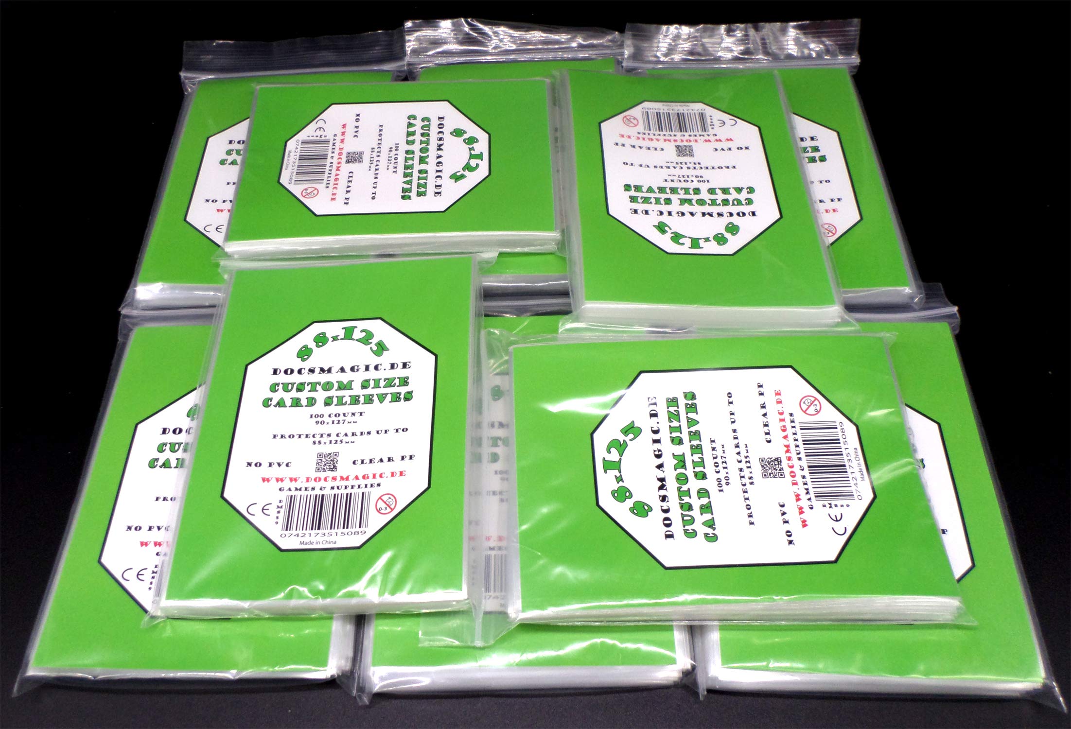 docsmagic.de 10 x 100 Tiny Epic Card Sleeves - 88 x 125 mm - 90 x 127 mm