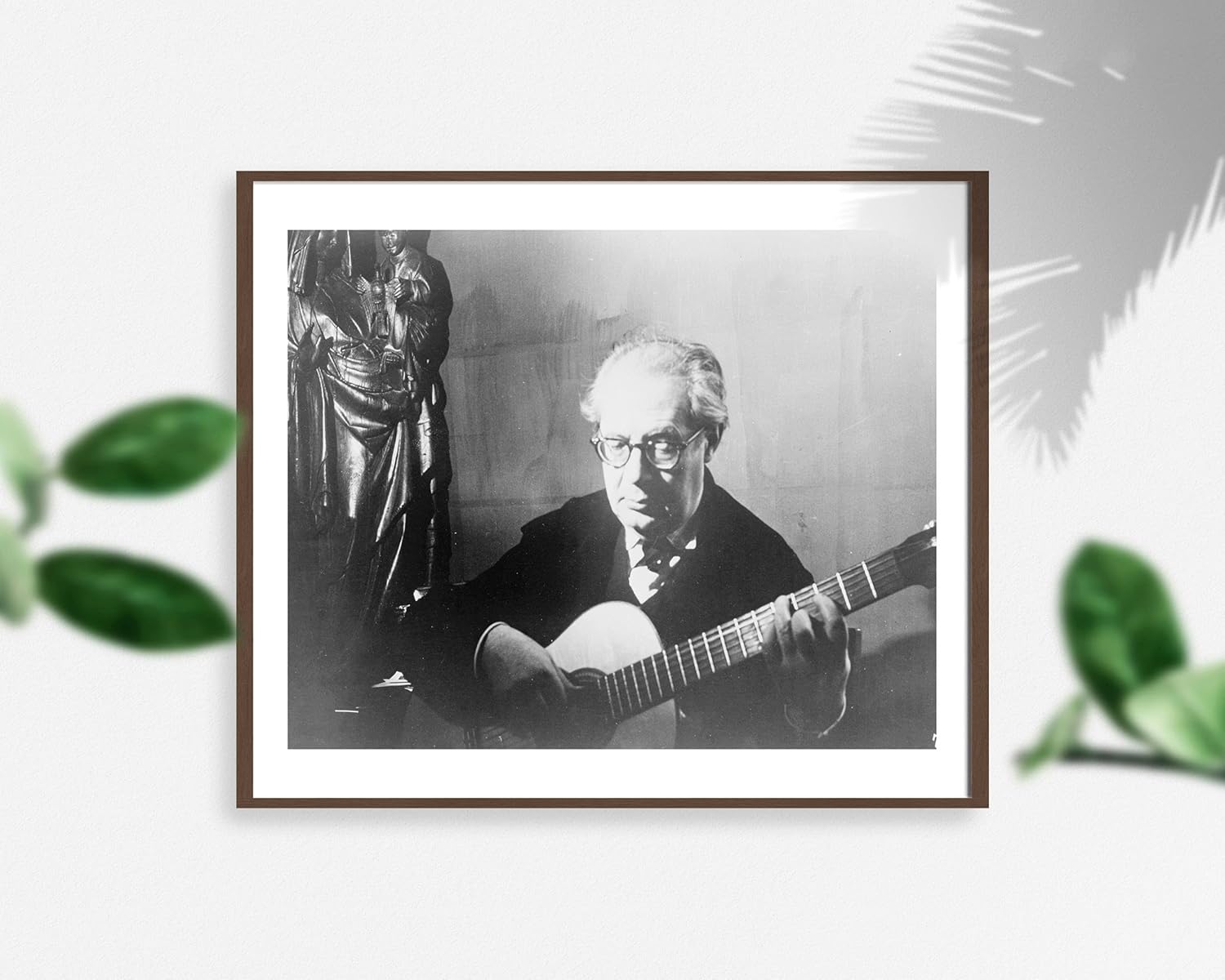 Photographs - INFINITE PHOTOGRAPHS Photo: Andrés Segovia, Playing Guitar, Spanish Classical Guitarist, c1955