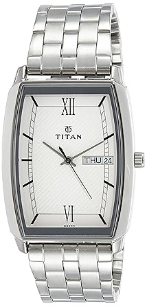 Karishma Analog White Dial Mens Watch-NK1737SM01