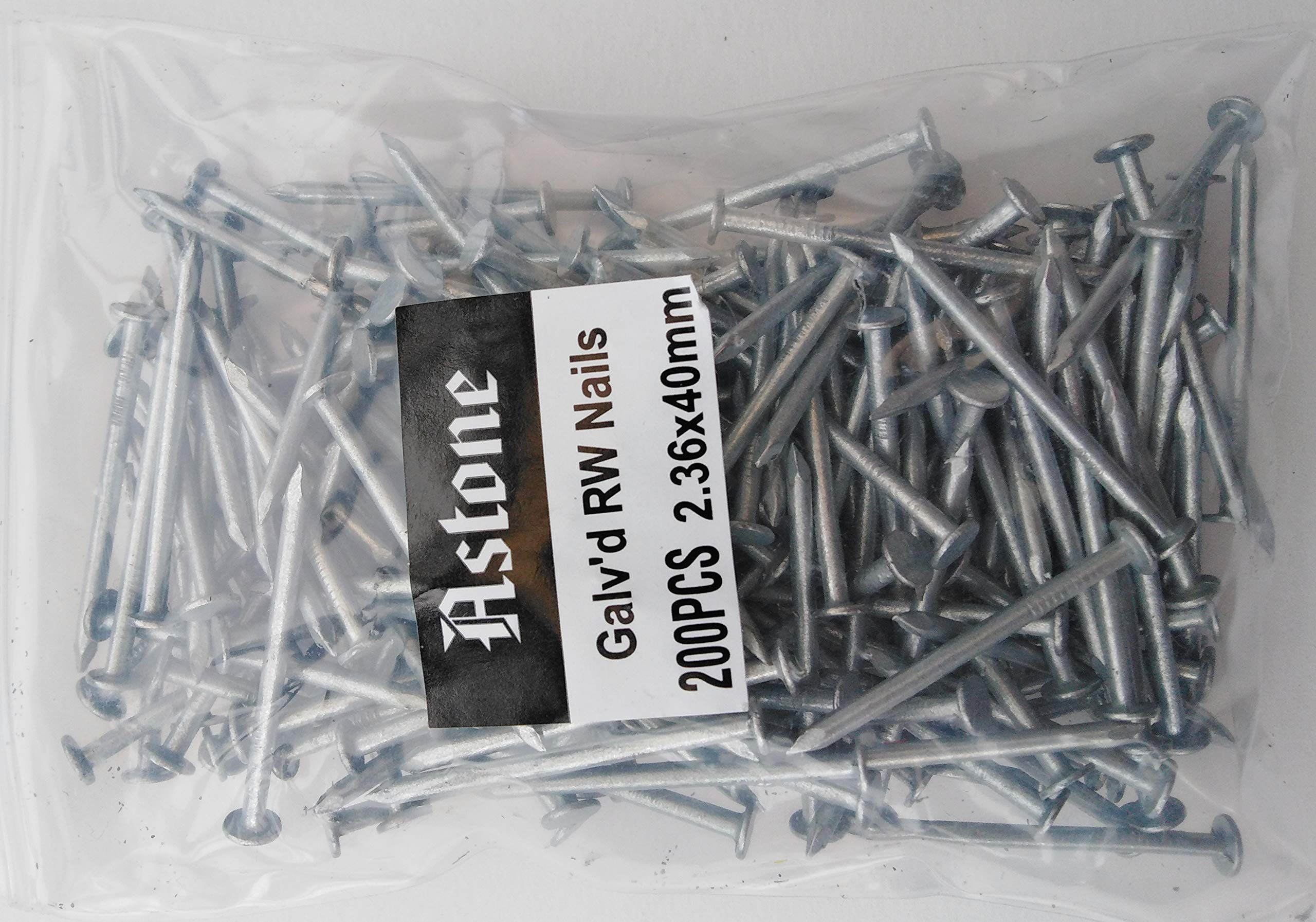 Astone galvanised Round Nails (200, 40mm) — image 1