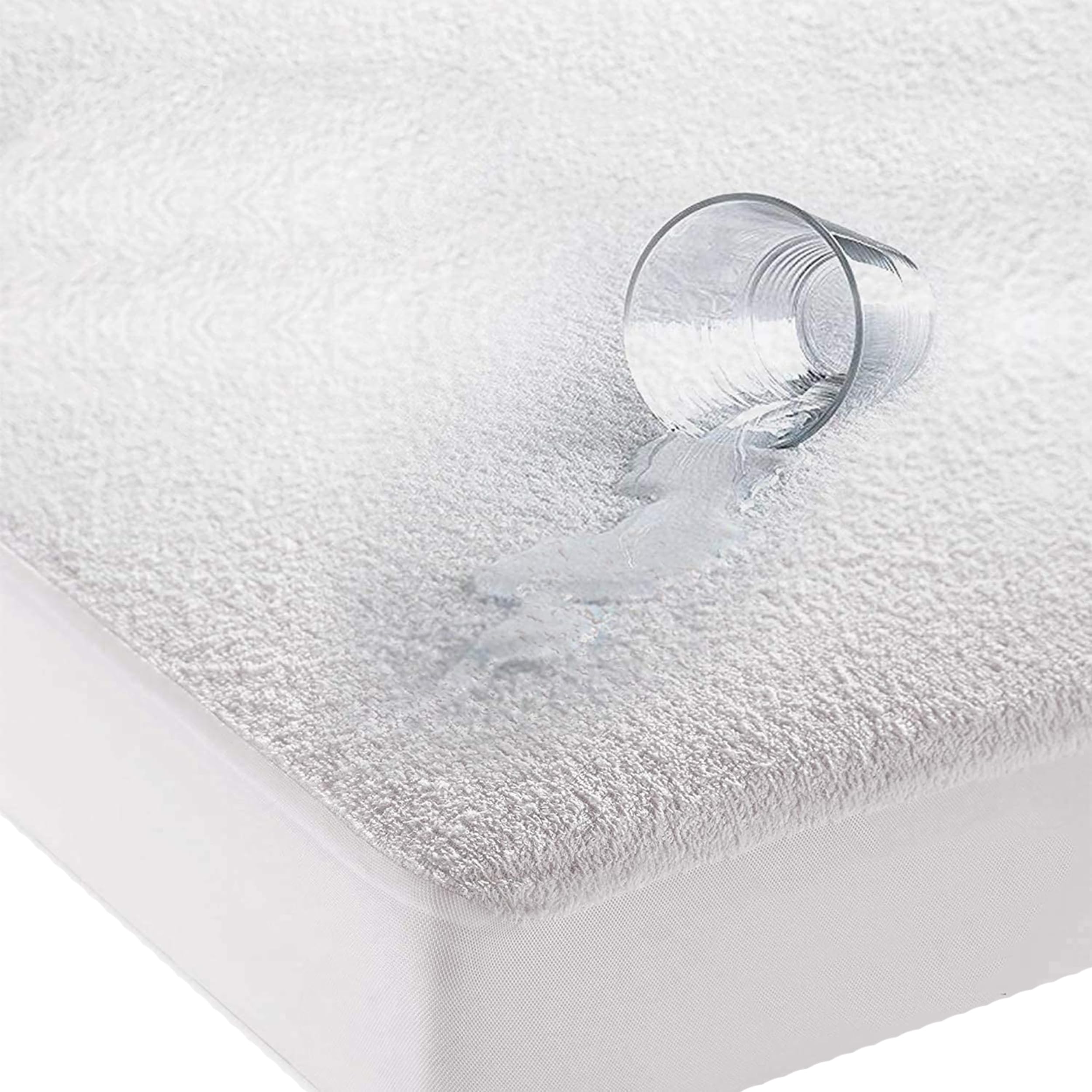 HIGH LIVING Waterproof Terry Towel Mattress Protector (4FT)