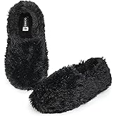 Onmygogo Fuzzy Winter Indoor Slippers for Women
