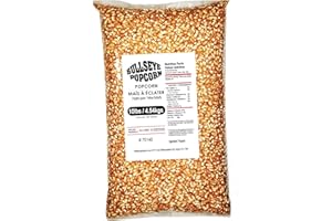 Popcorn - Yellow butterfly medium High Expansion 48 10lbs/4.54kgs Non GMO/No Gluten -Bullseye Popcorn brand