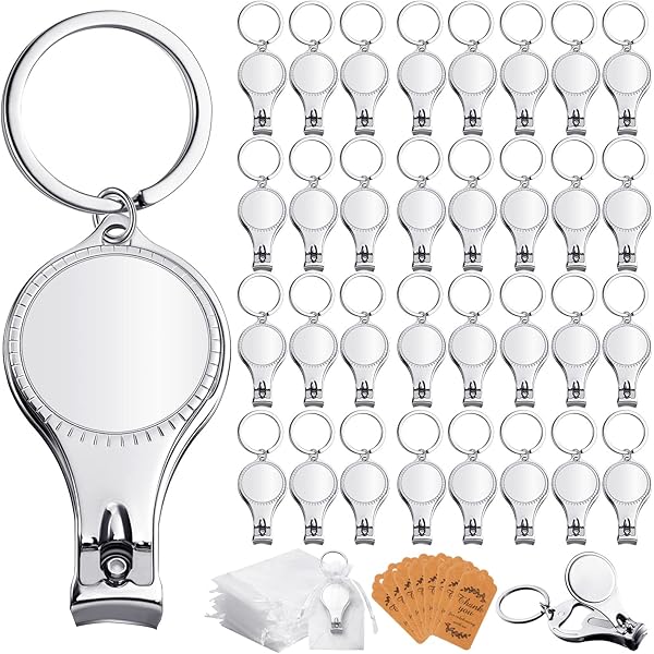 Lot De 100 Porte-clés En Organza Blanc Avec Cordon De Serrage Pour Fête Prénatale, Baptême, Fête