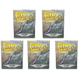 Dragon Shield Matte Purple Card Sleeves - 5 Pack Value Bundle, 100 Sleeves Per Box, Standard Size For MTG & Pokémon