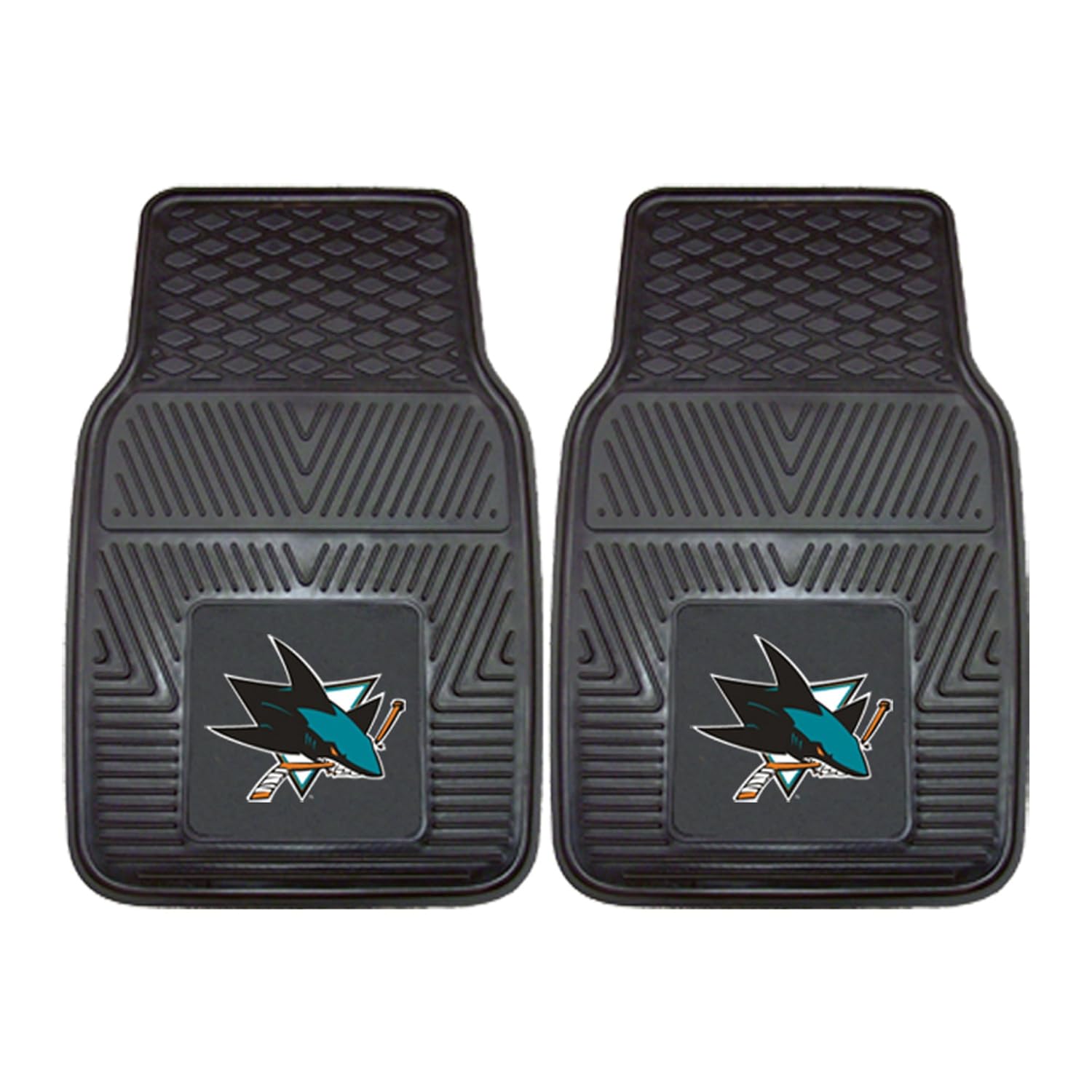 FANMATS NHL San Jose Sharks Vinyl Heavy Duty Car Mat
