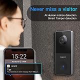 Arenti VBELL1 Smart Video Doorbell Kit Black view 7
