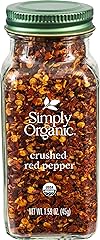 Simply Organic Crushed Red Pepper, Certified Organic | 1.59 oz | Capsicum annuum L.