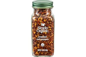 Simply Organic Crushed Red Pepper, Certified Organic | 1.59 oz | Capsicum annuum L.