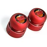 X-Mini MAX XAM15-R Portable Capsule Speaker System, Stereo, Red