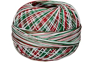 Handy Hands Lizbeth Premium Cotton Thread, Size 40, Christmas Delight
