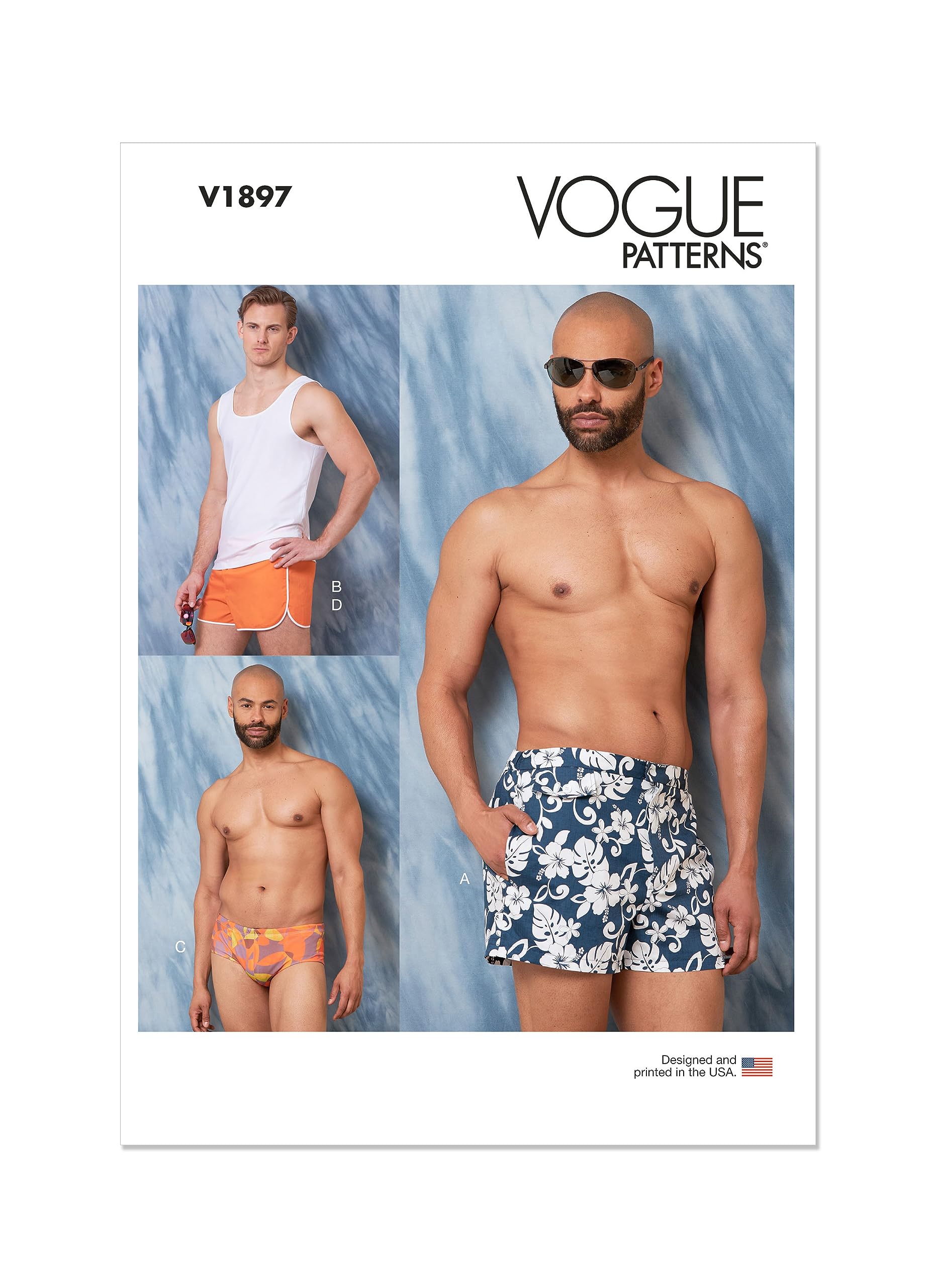 Vogue Patterns V1897XM Men/BOY Sportswear XM (S-M-L)