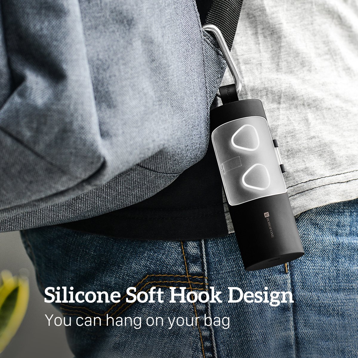 True Wireless Earbuds,BOROFONE Bluetooth Headphones with Charging Box Noise Cancelling Sweatproof Mini Bluetooth Headphones for IPhone Smartphones Laptop,Premium Sound for Running Sport