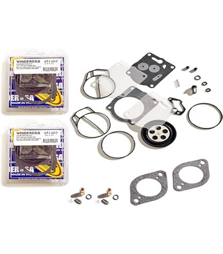 Rebuilding Construction ハードカバー Sea Doo 947 951 GTX GSX XP Twin Carb Rebuild Kit With Needle Seat