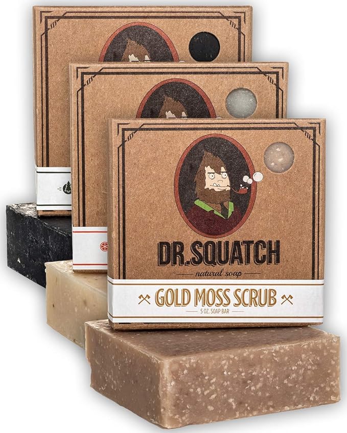 Dr. Squatch Men's Soap Sampler Pack (3 