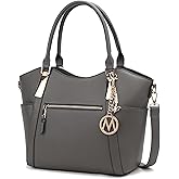 MKF Collection Tote Bag for Women Vegan Leather Shoulder Bag – Top-Handle Purse, Ladies Handbag by Mia K