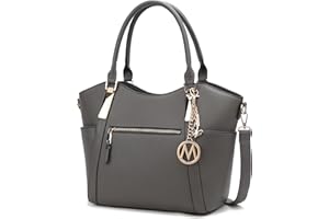 MKF Collection Tote Bag for Women Vegan Leather Shoulder Bag – Top-Handle Purse, Ladies Handbag by Mia K