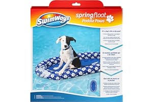 SwimWays Paddle Paws Spring Float Dog Raft, Small (0-65 lbs.)