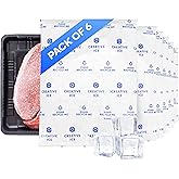 Gel Ice Packs 7.5" x 6" x 1.625" 24oz, Pack of 6 - USA-Made Non-Toxic Cold Packages for Shipping - Reusable Gel Soft Ice Pack - Portable & Long Lasting for Camping, Party & Travel by IDL Packaging
