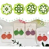 4pcs Boho Shape Polymer Clay Cutter Sets, Spring Clay Cutters for Polymer Clay Jewelry, Clay Cutters for Earrings