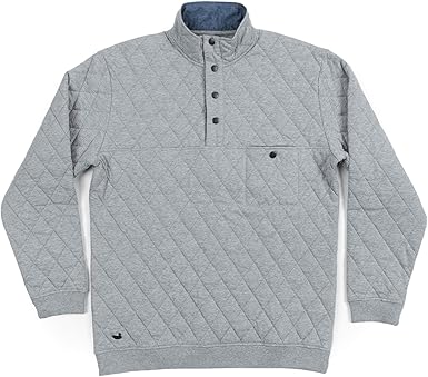 men's quilted sweatshirt