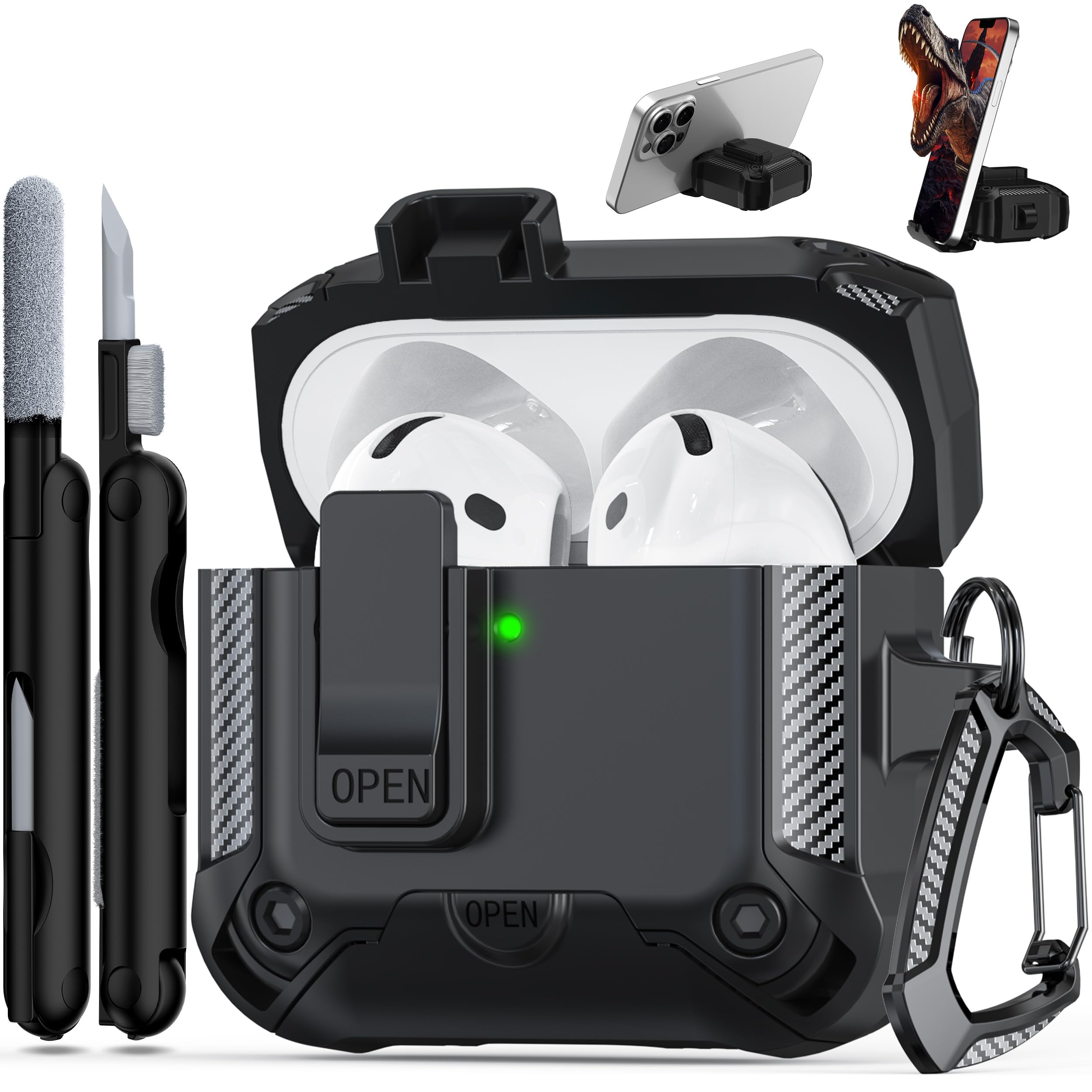 RFUNGUANGO for AirPods 4th Generation Protective