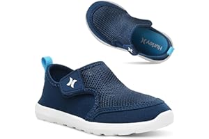 Hurley Kids Toddler Water Shoes Spence- Quick-Dry Water Shoes for Boys and Girls, Lightweight, Easy Slip-On with Adjustable Upper - for Beach, Water Play and Pool Fun