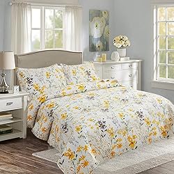 Floral Quilt Sets Full/Queen Size Reversible