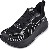 JACKSHIBO Slip in Men Hands Free Wide Toe Box Shoes Slip on Arch Support Wide Sneakers for Running Walking Tennis Athletic Plantar Fasciitis Orthopedic Shoe Zero Drop Cushion Thick Sole Width Shoes