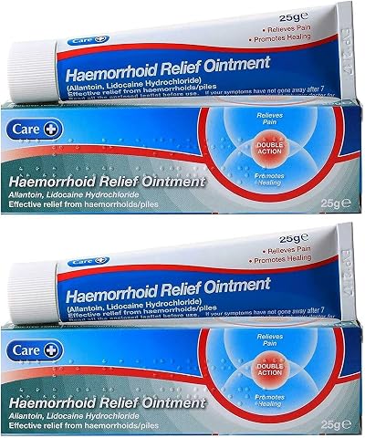 White Hinge Haemorrhoid Relief Ointment 2 Pack Care Haemorrhoid