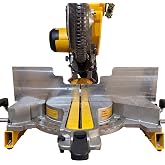 Carve Tech Aluminum Miter Saw Zero Clearance Fence | Stairstep Cutout for Full Sliding Functionality | Compatible with Dewalt Sliding Compound Miter Saws DHS780, DHS790, DWS779, DWS782 and DWS780