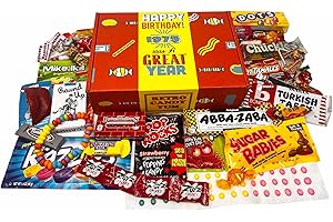Retro Candy Yum Candy 1975-50th Birthday Vintage Candy Box Childhood Nostalgic 1970s sweets JR