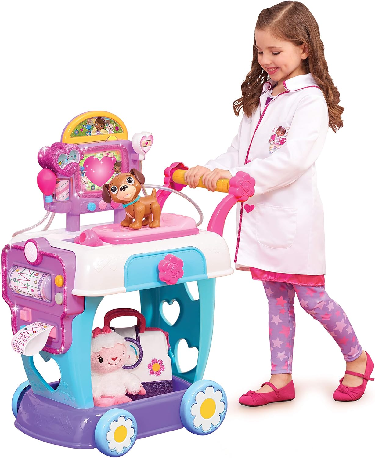 doc mcstuffins toy hospital care cart