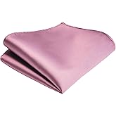 Branduce Solid Pocket Square for Men Plain Color Boy Handkerchief for Wedding Party